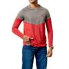 DSC05745 Lycan Men Two Tone long sleeve Activewear T-shirt